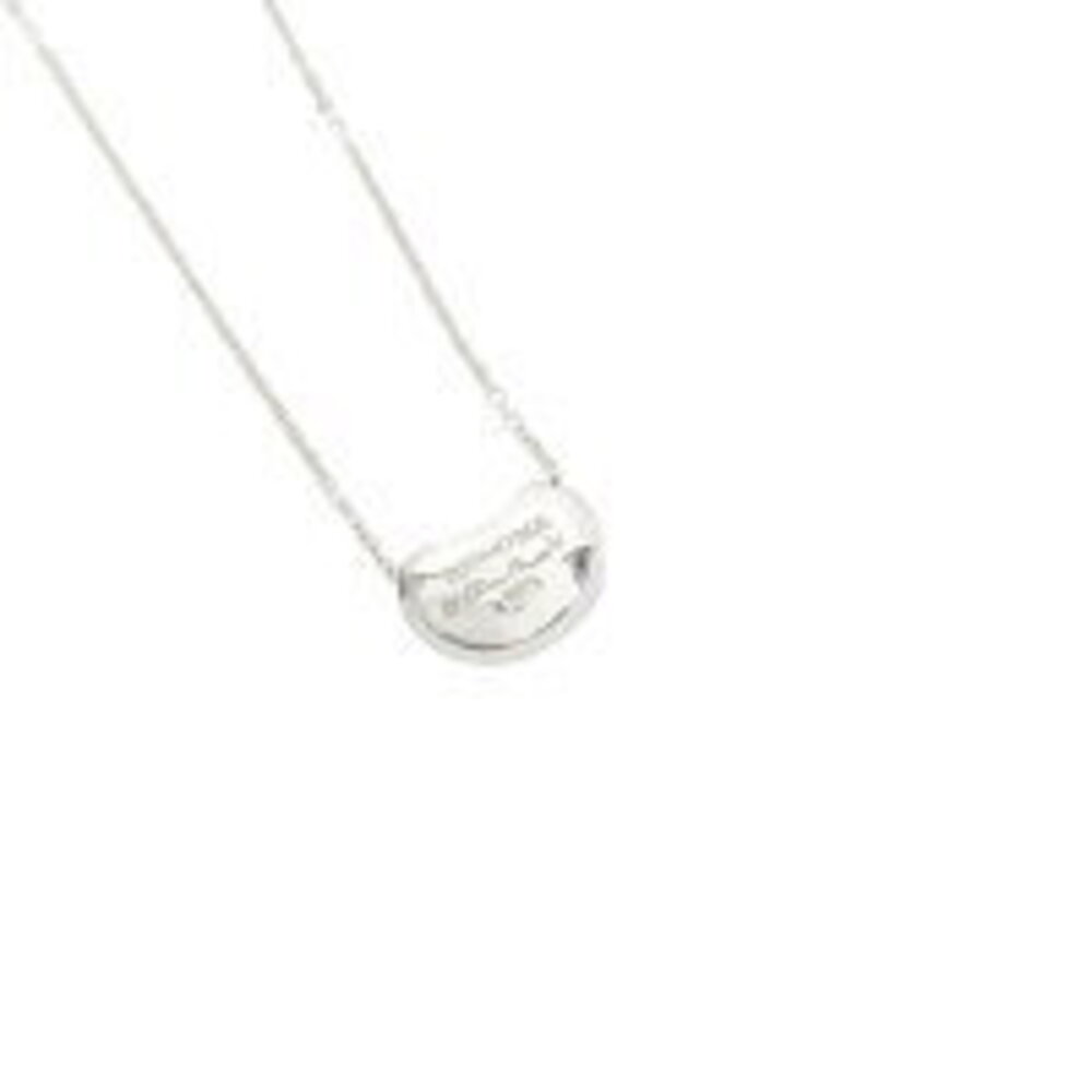 Tiffany Elsa Peretti Bean necklace silver